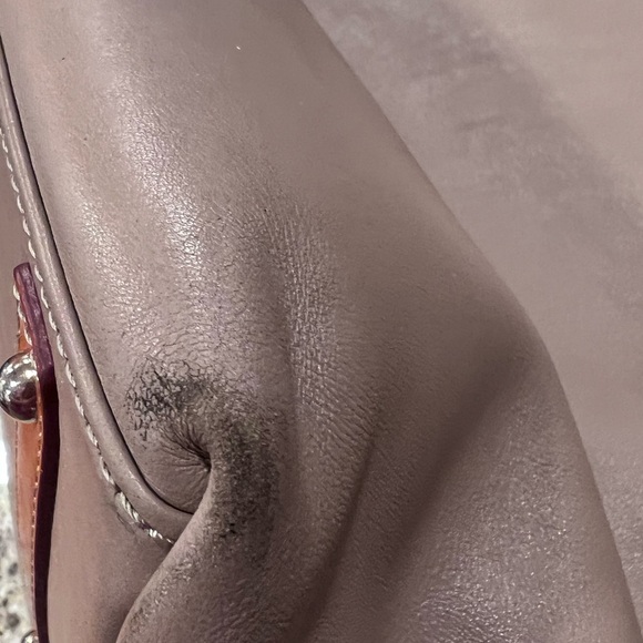 Bundle of Dooney & Bourke McKenzie Hobo with wallet. color: Taupe - Picture 14 of 17